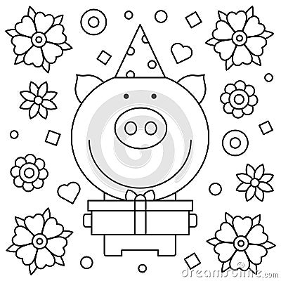 Coloring page. Vector illustration. Vector Illustration