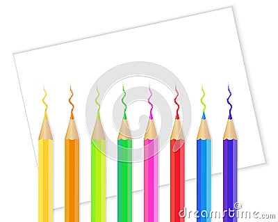 Coloring pencil Vector Illustration