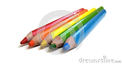 Coloring pencils Stock Photo