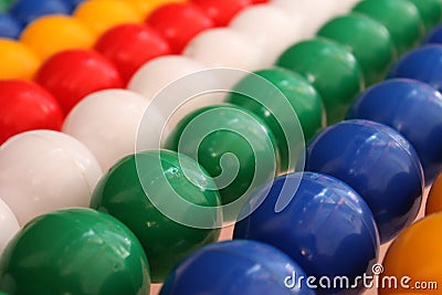 coloring plastic ball Stock Photo