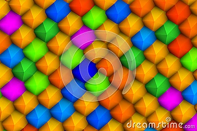 Colorist relief of wallpaper Stock Photo