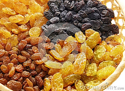 Colors of raisin Stock Photo