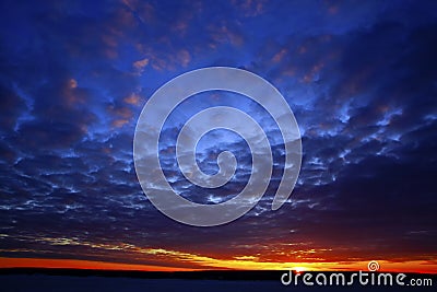 The colors of the sky Stock Photo