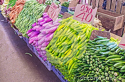 The colors of vegetables Stock Photo