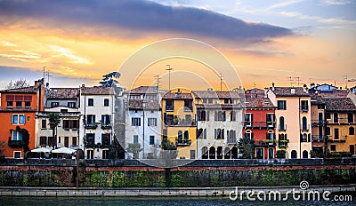 Colors of Verona Stock Photo