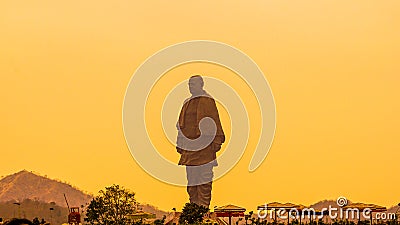 Statue of unity Editorial Stock Photo