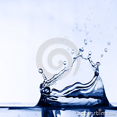 Colossal water splash Stock Photo