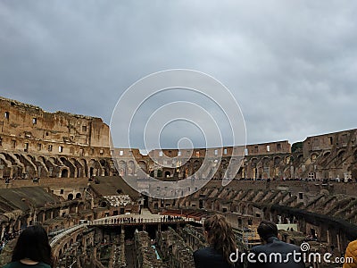 Colosseo dentro Editorial Stock Photo