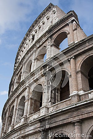 The Colosseum or Roman Coliseum Stock Photo
