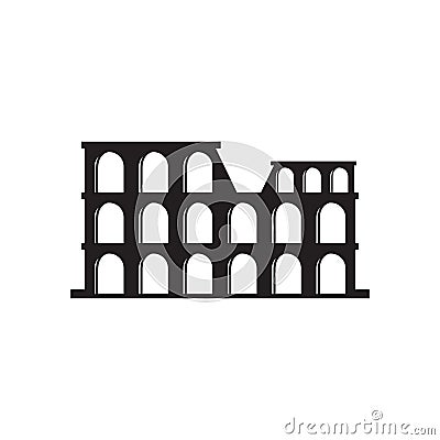 colosseum. Vector illustration decorative design Vector Illustration