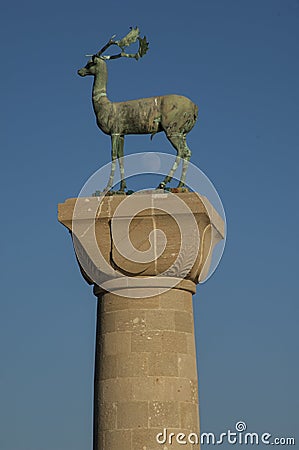 The Colossus Monument Editorial Stock Photo