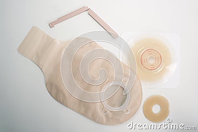 Colostomy Supplies Stock Photo