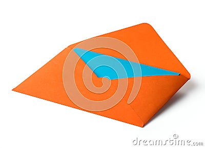 Colour envelope Stock Photo