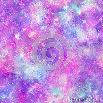 Colour Explosion Galaxy Cosmos Print Stock Photo