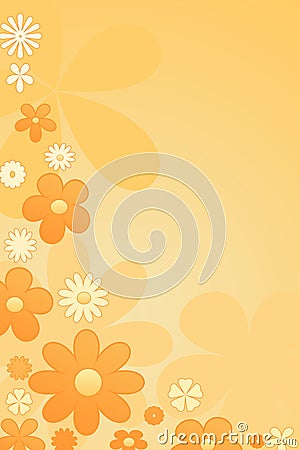 Colour flowers background Stock Photo