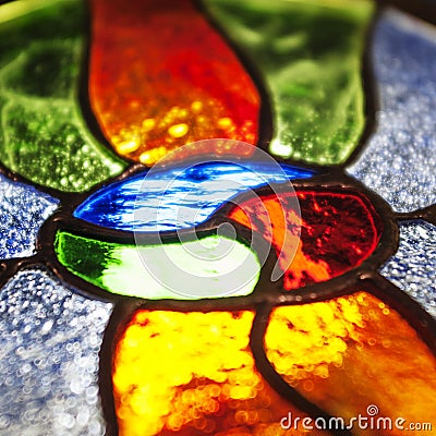 Colour glass Stock Photo