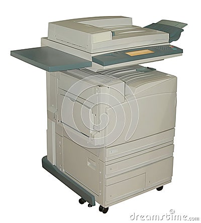 Colour laser copier Stock Photo