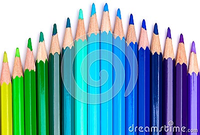 Colour Pencils Stock Photo