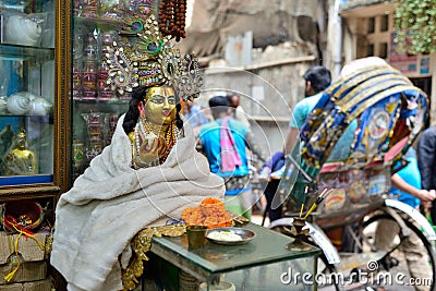 Colour streets of Dhaka Stock Photo