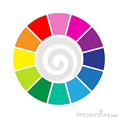 A Colour wheel Stock Photo