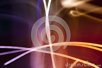 Coloured abstraction in long time exposure Stock Photo