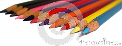 Coloured pencils Stock Photo