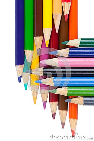 Coloured pencils Stock Photo