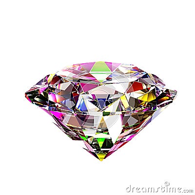 Colourful abstract diamond Stock Photo