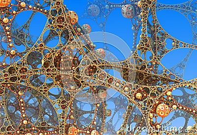 Colourful abstract structure Stock Photo