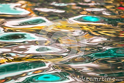 Colourful abstract water Stock Photo