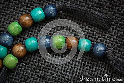 Colourful bead Stock Photo