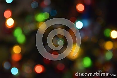 Colourful bokeh Stock Photo