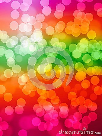 Colourful bokeh Stock Photo