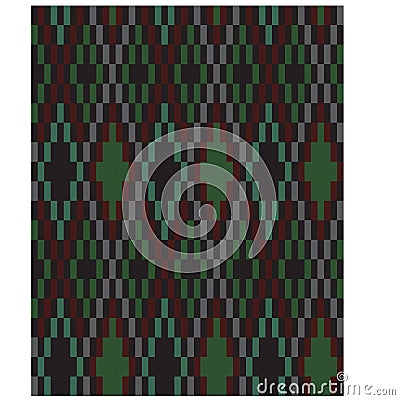 Colourful Classic Modern Argyle Seamless Print Pattern Vector Illustration