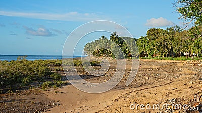 Colourful Coastal Beach Landscape Stock Photo