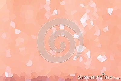 Colourful crystallize abstract background in soft pink orange pa Stock Photo