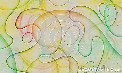 colourful digital paint abstract paper cut background Stock Photo