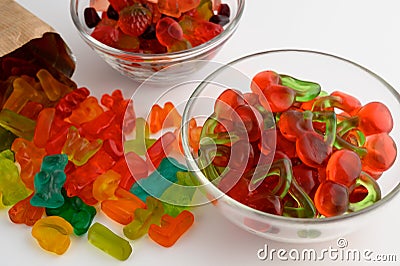 Colourful gummy candies Editorial Stock Photo
