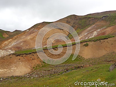 Colourful hills Stock Photo