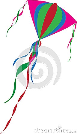 Colourful kite Stock Photo