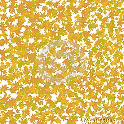 Japanese momiji season. Seamless pattern. Fall. Vector Illustration