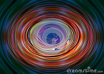 Colourful spinning light trails background Stock Photo