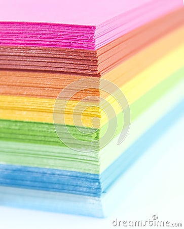 Colourful Paper Stock Photo