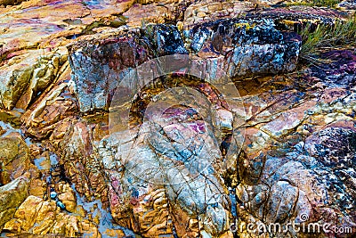 Colourful rocks Stock Photo