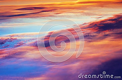 Colourful sky Stock Photo