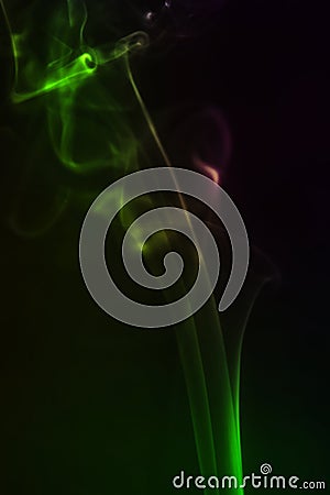 Colourful smoke art photography Stock Photo