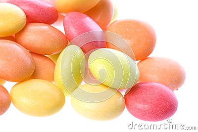 Colourful Sweets Isolated Stock Photo