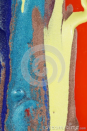 Colours abstract composition Stock Photo