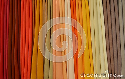 Colours from cloths Stock Photo