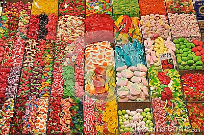 Colours of Junk Food Editorial Stock Photo